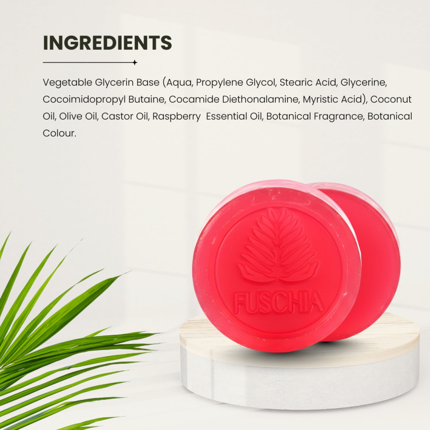 Vegan Handmade Raspberry Soap