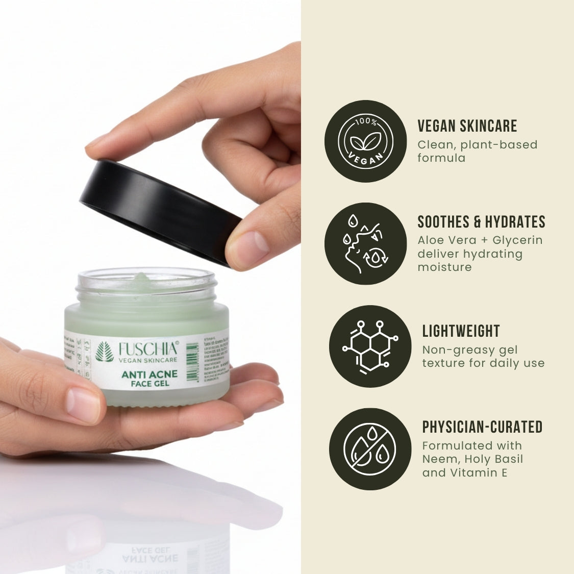 Vegan Anti Acne Face Gel