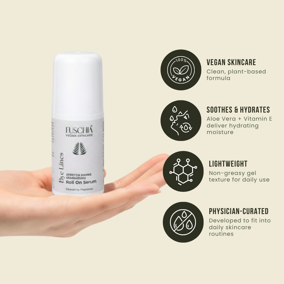 Vegan Stretch Marks Roll On Serum