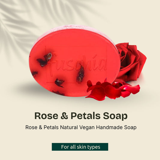 Vegan Handmade Rose Petals Soap