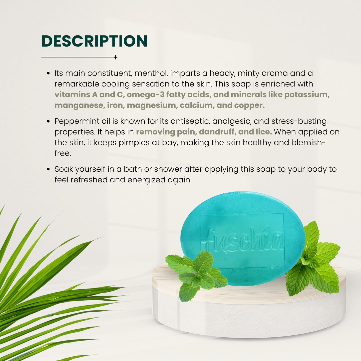 Vegan Handmade Peppermint Soap