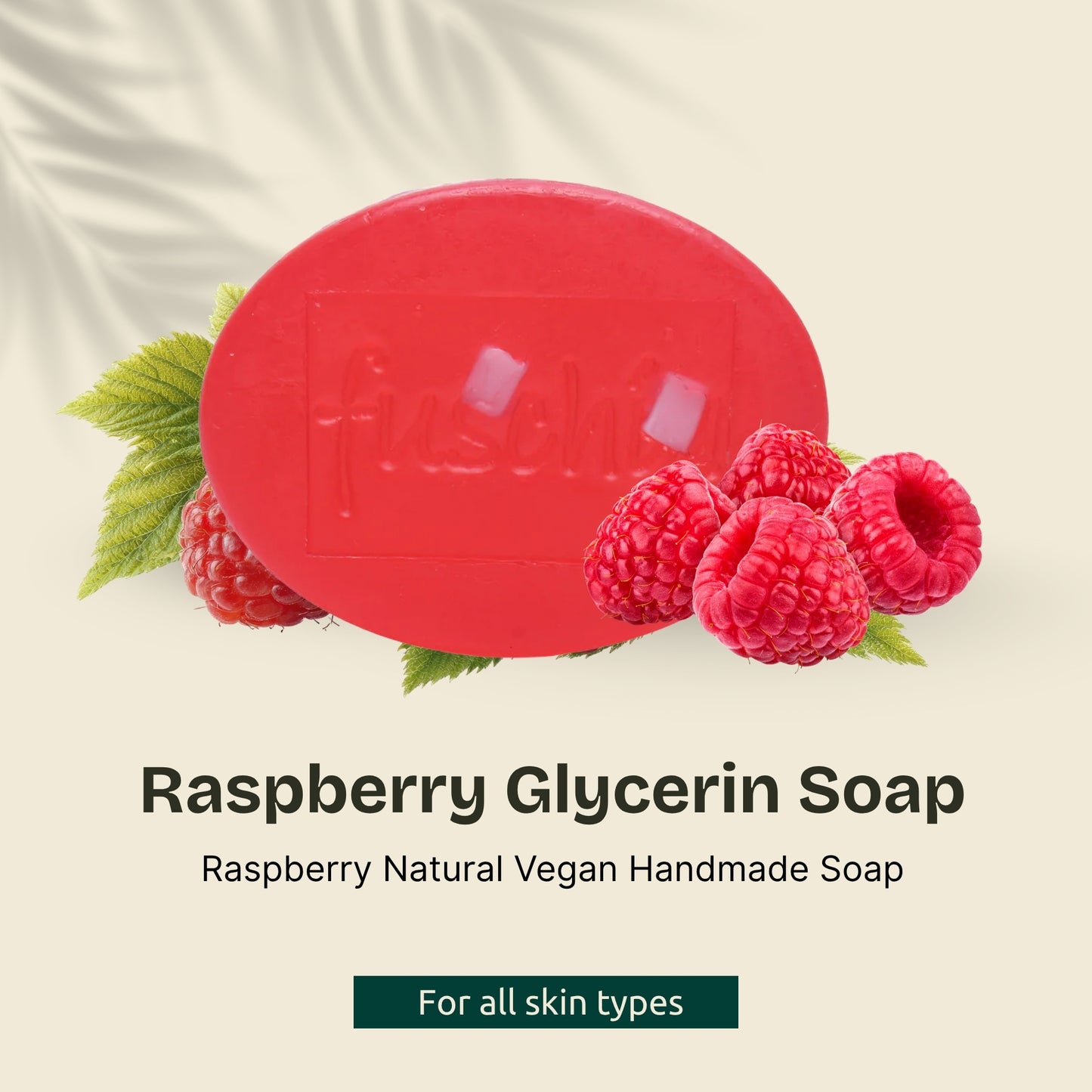 Vegan Handmade Raspberry Soap