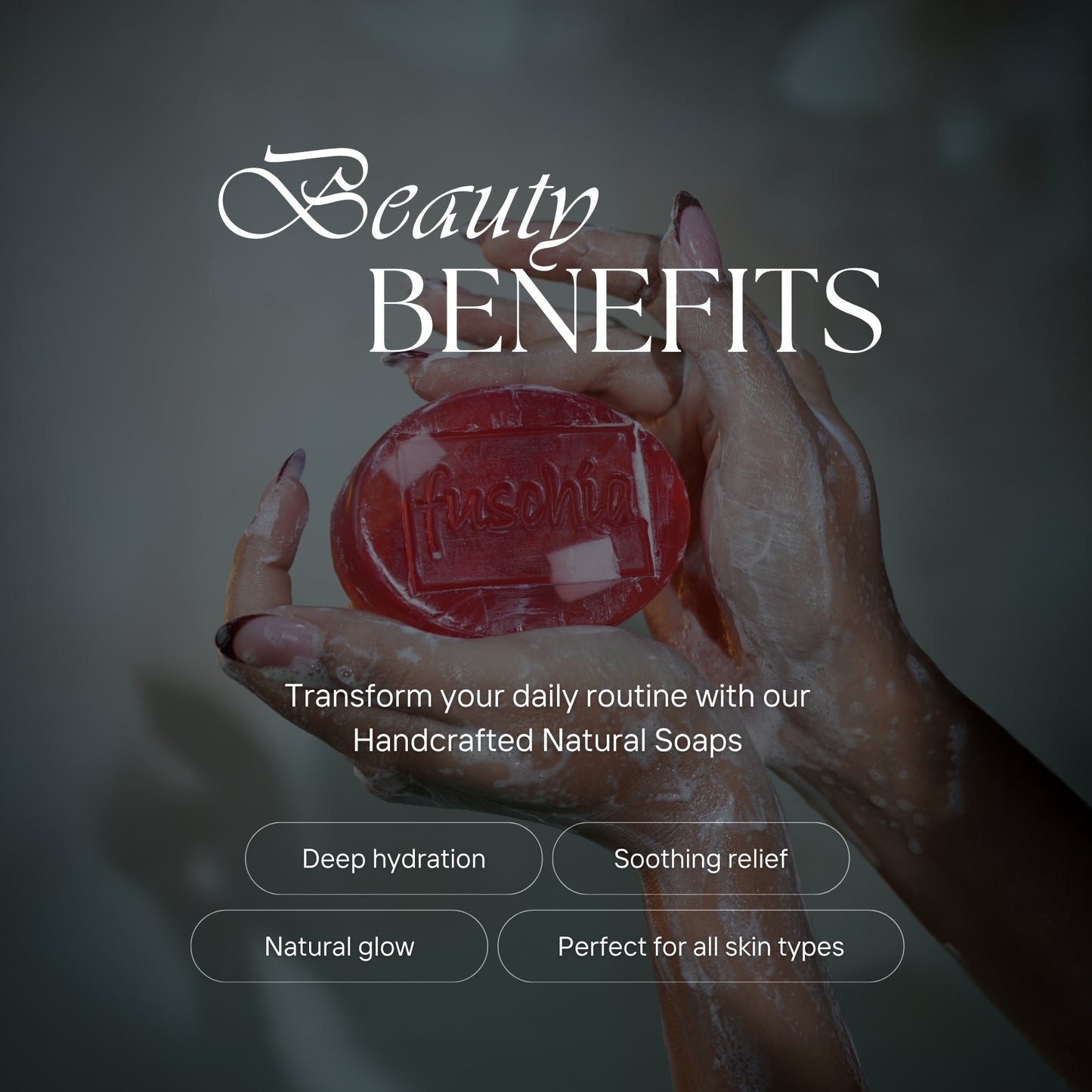 Vegan Handmade Raspberry Soap