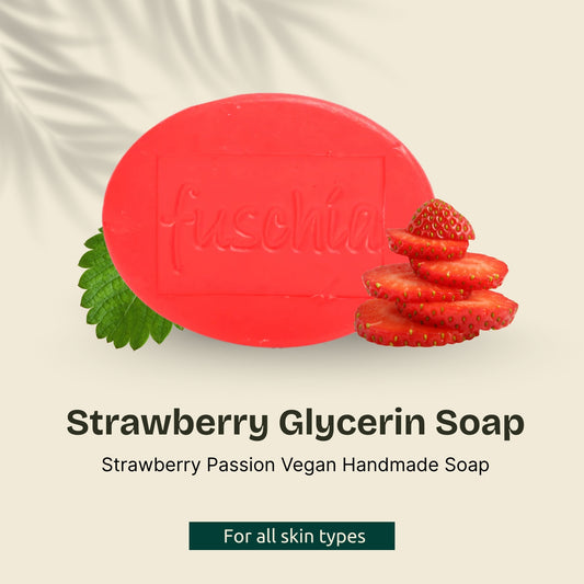 Vegan Handmade Strawberry Soap