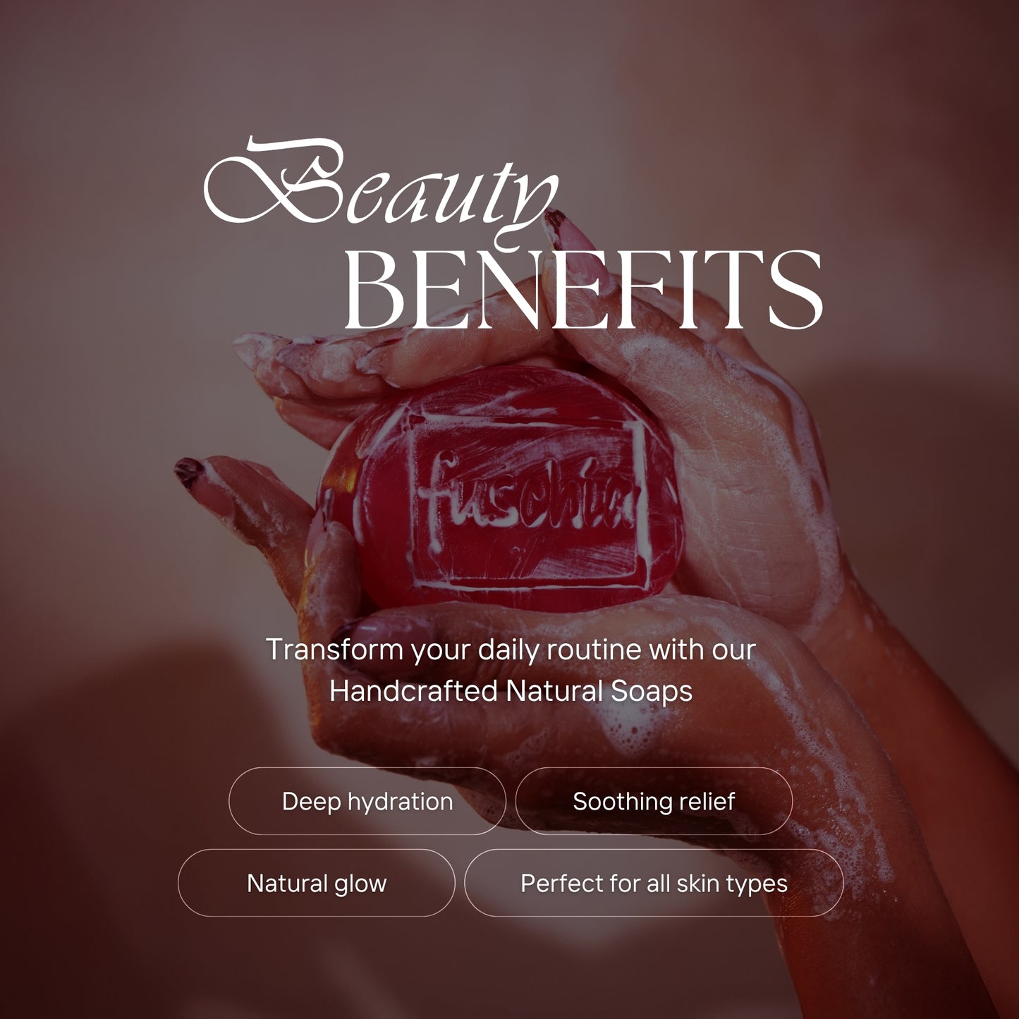 Vegan Handmade Strawberry Soap