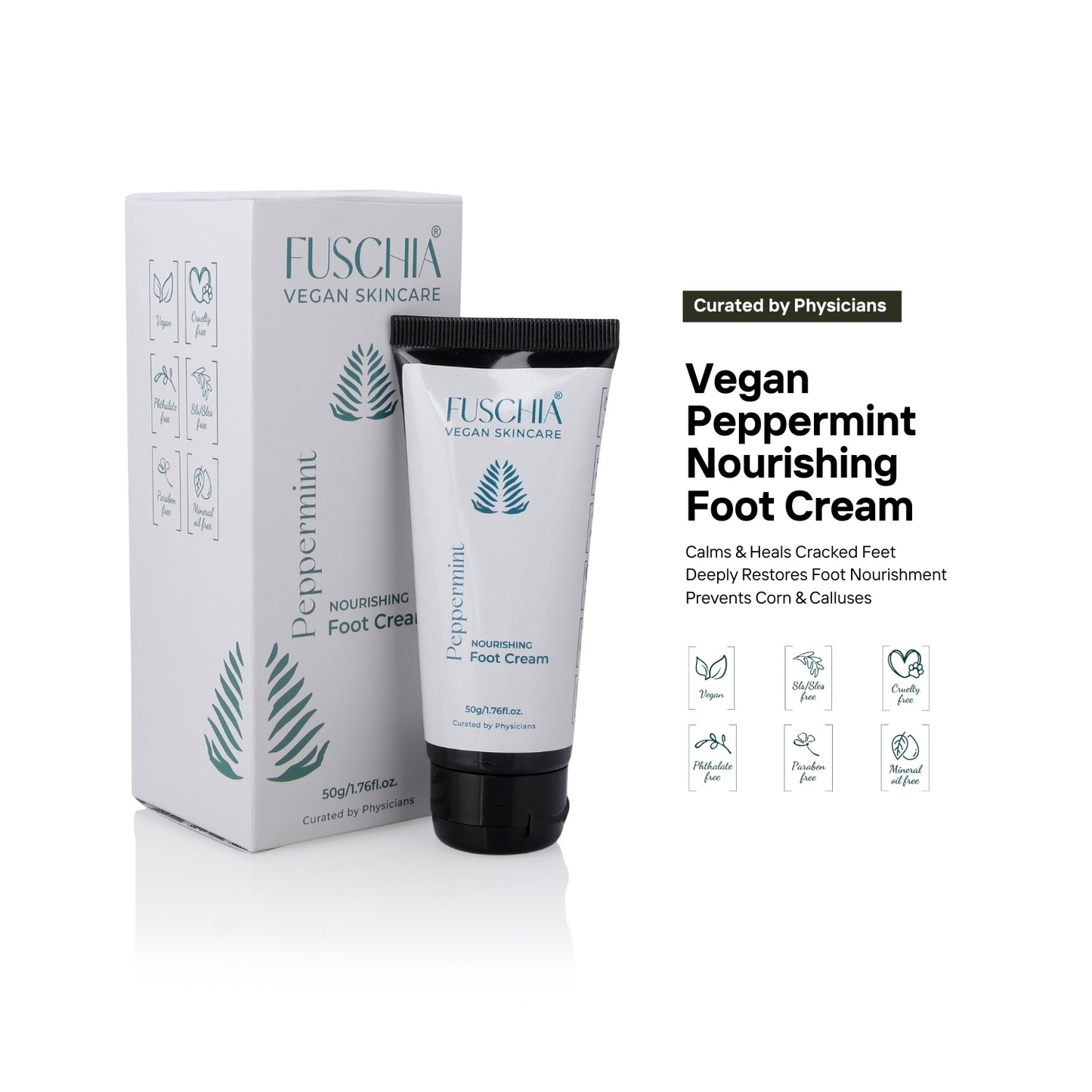 Vegan Peppermint Nourishing Foot Cream