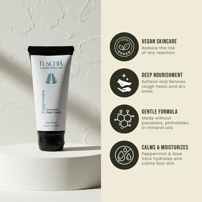 Vegan Peppermint Nourishing Foot Cream