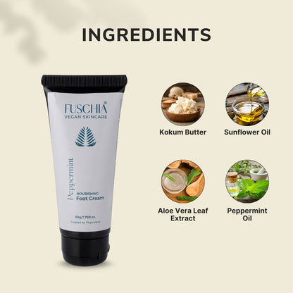 Vegan Peppermint Nourishing Foot Cream