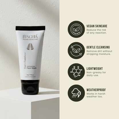 Vegan Bare Bamboo Exfoliating Face Wash