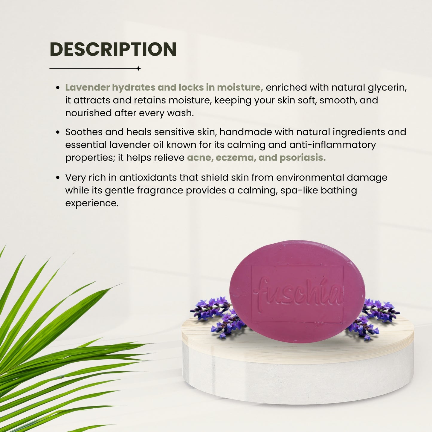 Vegan Handmade Lavender Soap