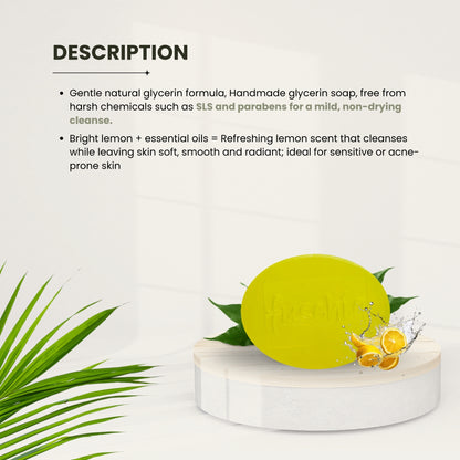 Vegan Handmade Lemon Soap