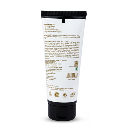 Vegan Hydrogel Sunscreen with SPF 50+ | UVA/UVB Protection | Blue Light Protection | PA+++
