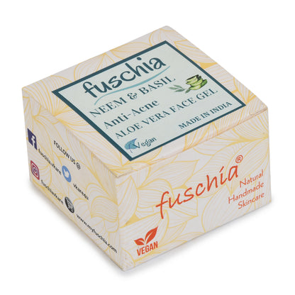 Fuschia Anti Acne Face Gel | Neem & Basil