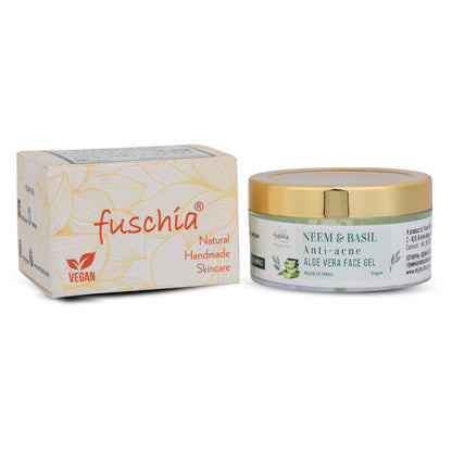 Fuschia Anti Acne Face Gel | Neem & Basil