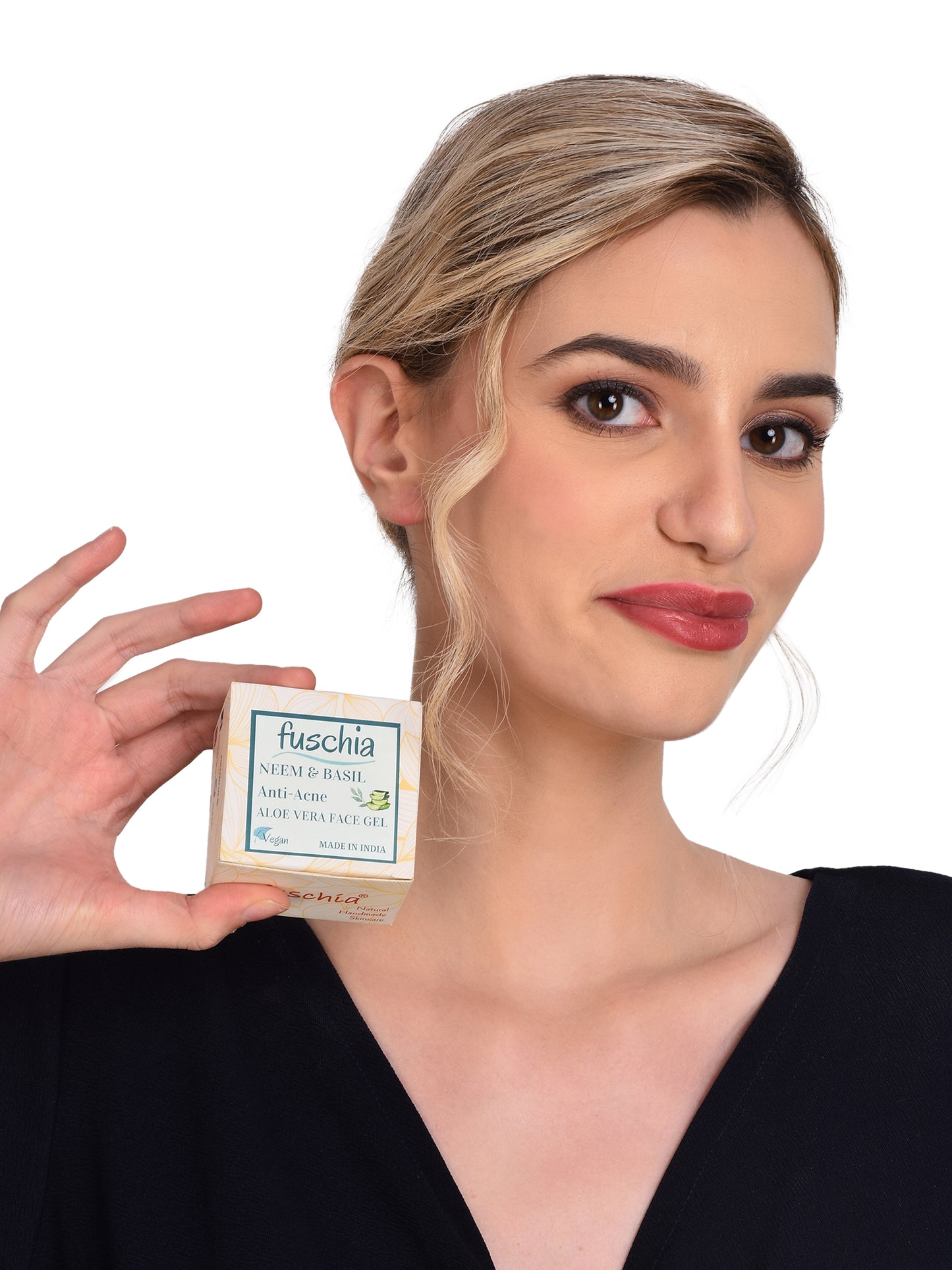 Fuschia Anti Acne Face Gel | Neem & Basil