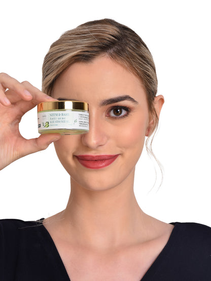 Fuschia Anti Acne Face Gel | Neem & Basil