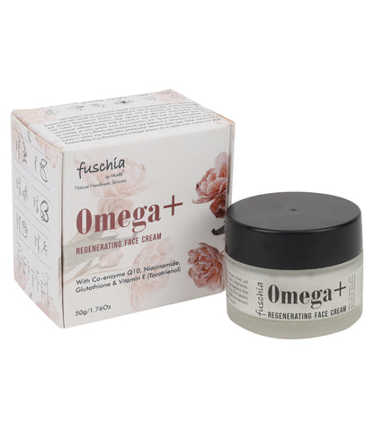 Fuschia Omega+ Regenerating Face Cream with 5 potent Antioxidants