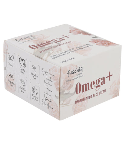 Fuschia Omega+ Regenerating Face Cream with 5 potent Antioxidants