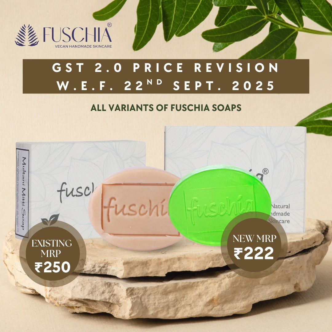 Fuschia Natural Handmade Herbal Charcoal Soap, Activated Charcoal Soap, 100g deeply cleanses and detoxifies| Reduces acne and blackheads| Firms up skin| Suitable for all skin types| Charcoal Soap