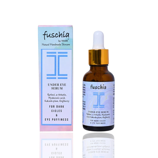 Fuschia Under Eye Serum | For Dark Circles| Eye Puffiness | Retinol | Kakdu Plum | Gojiberry