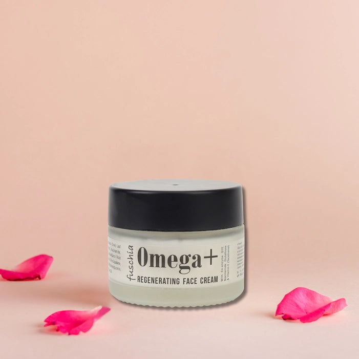 Fuschia Omega+ Regenerating Face Cream with 5 potent Antioxidants